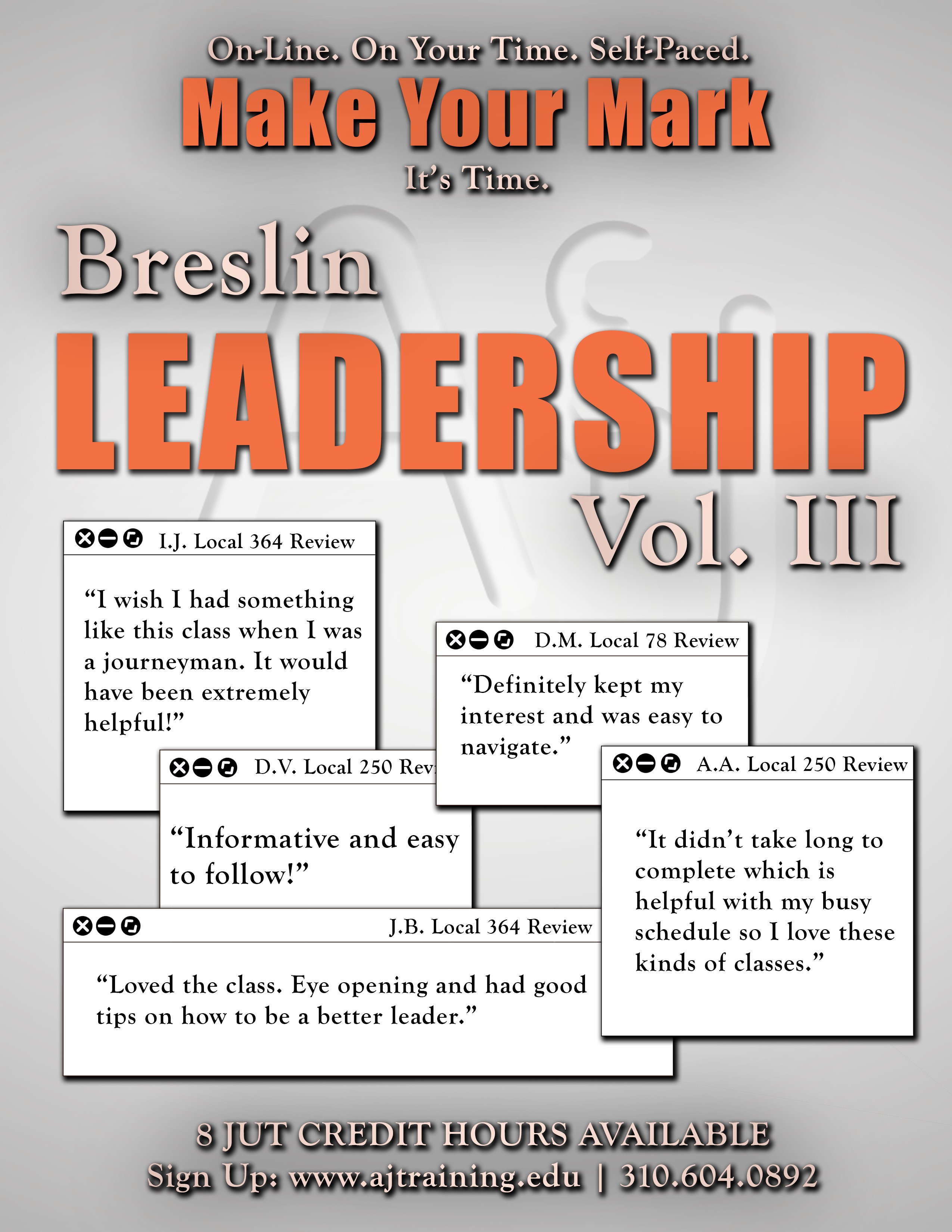 Mark Breslin Class Library: Leadership Promotional Poster